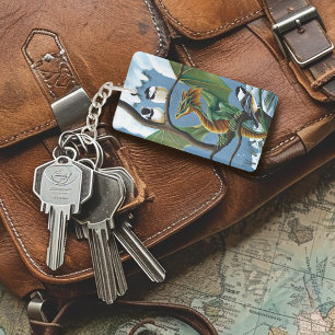 Grönt Dragon Chickadees Winter Business Logotyp