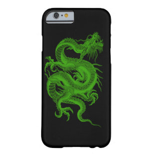Grönt Dragon Draco iPhone 6 Fodral Barely There iPhone 6 Skal