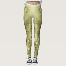 Grönt Dragon Leggings