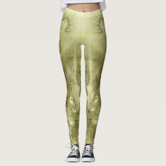 Grönt Dragon Leggings