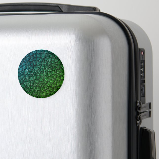 Grönt Dragon  Magnet (In Situ (Luggage))