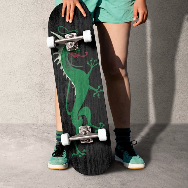 Grönt Dragon Mini Skateboard Bräda 18,5 Cm (Skapare uppladdad)