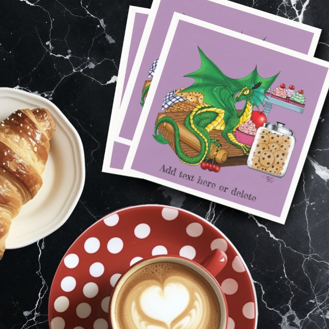 Grönt Dragon Pastry Chef Pappersservett (Skapare uppladdad)