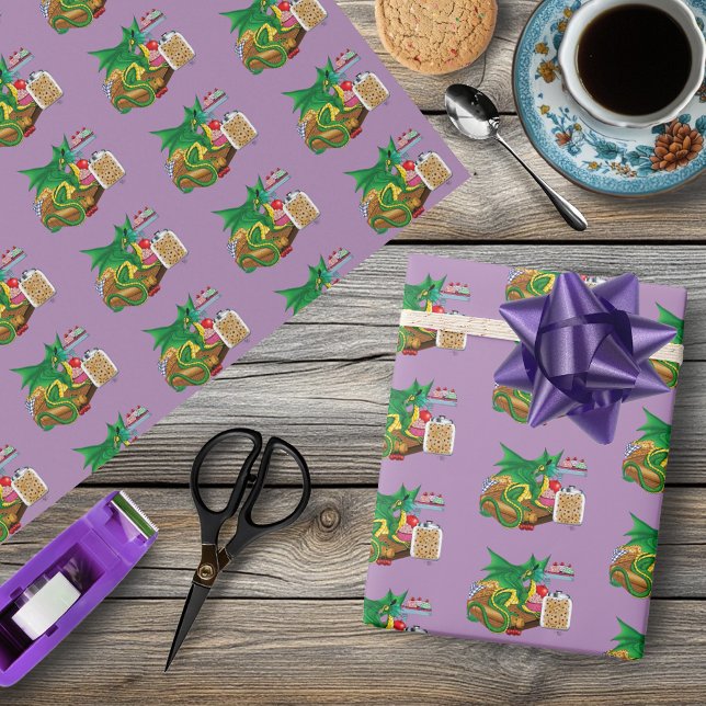 Grönt Dragon Pastry Chef Presentpapper (Skapare uppladdad)