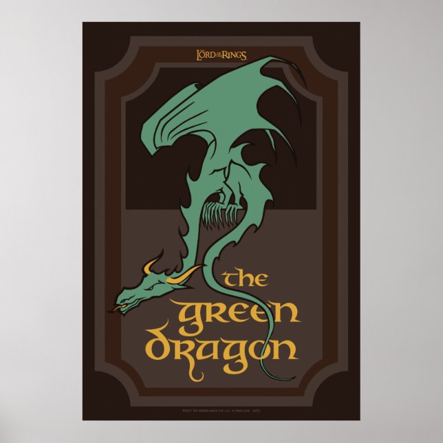 GRÖNT DRAGON™ POSTER (Framsidan)