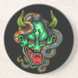 Grönt Dragon Tattoo Underlägg