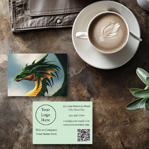 Grönt Dragon Visitkort