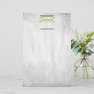 Grönt Dragonfly Personlig Stationery Brevpapper