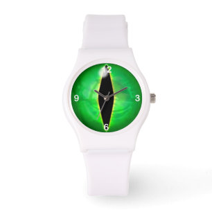 Grönt drakeöga armbandsur