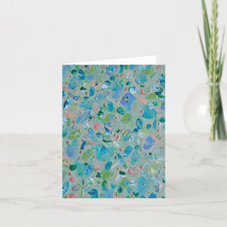 Grönt Dream Blank Notecards Tack Kort