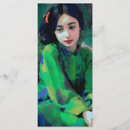 Grönt Dress för flicka Meny