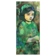 Grönt Dress för flicka