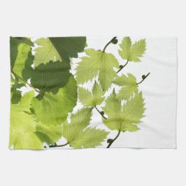 Grönt Druvvin Löv Vineyard Vin Kökshandduk