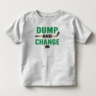 Grönt Dump och Change Hockey T Shirt