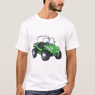 Grönt Dunebuggy opentop front view T Shirt
