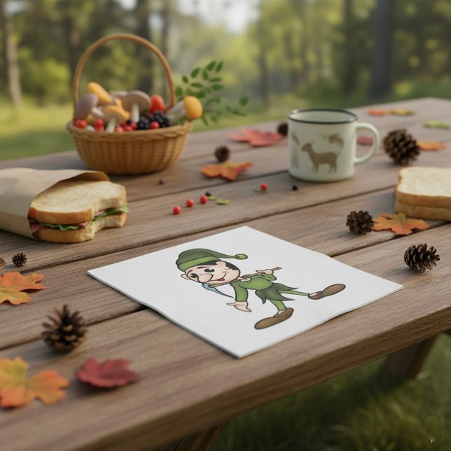 Grönt Dwarf Napkins Pappersservett (Skapare uppladdad)