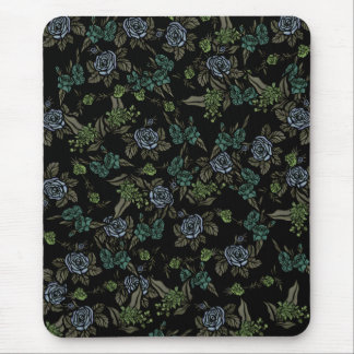 Grönt Earth Flowers Musmatta