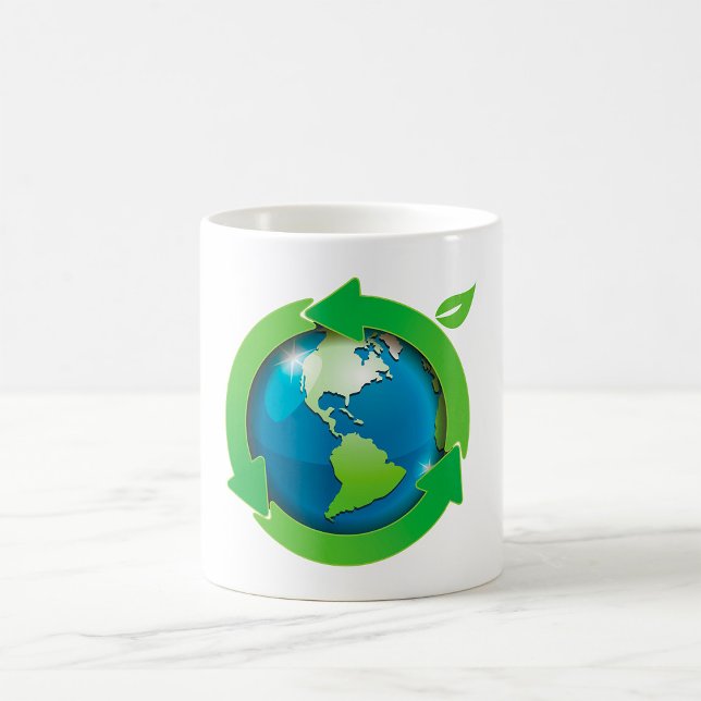Grönt Earth Kaffemugg (Skapare uppladdad)