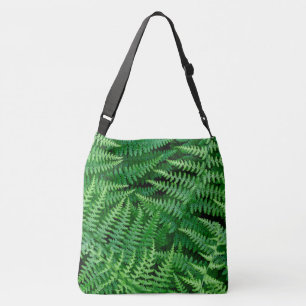 Grönt earthy fern axelväska