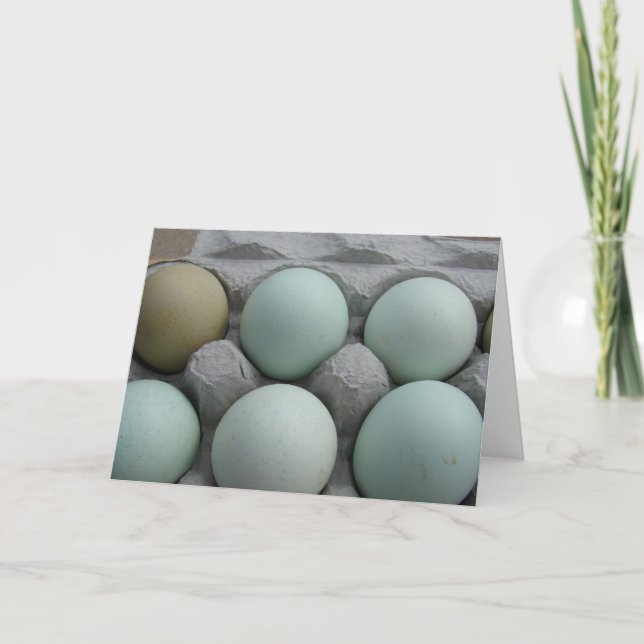 Grönt Eggs Kort (Framsida)