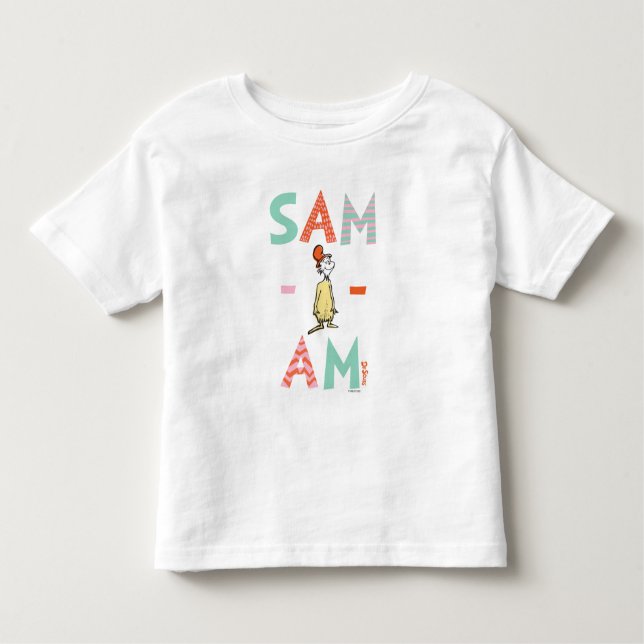 Grönt Eggs och ham | Sam-I-Am T Shirt (Framsida)