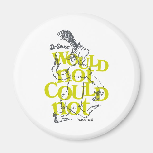 Grönt Eggs och ham | Skulle inte kunna Magnet (Framsidan)