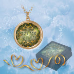 Grönt Ein Od Milvado på Guld Mandala Guldpläterat Halsband<br><div class="desc">Överraska henne med denna bedövande guld mandala med Hebrew ord,  Ein Od Milvado,  översatt till "Det finns ingen annan än Him (Hashem)". Skapa en presentuppsättning med matchande smyckeskrin. Du kommer att bli imponerad av högkvalitativ och levande utskrift av färg. Smyckeskrinen säljs separat.</div>