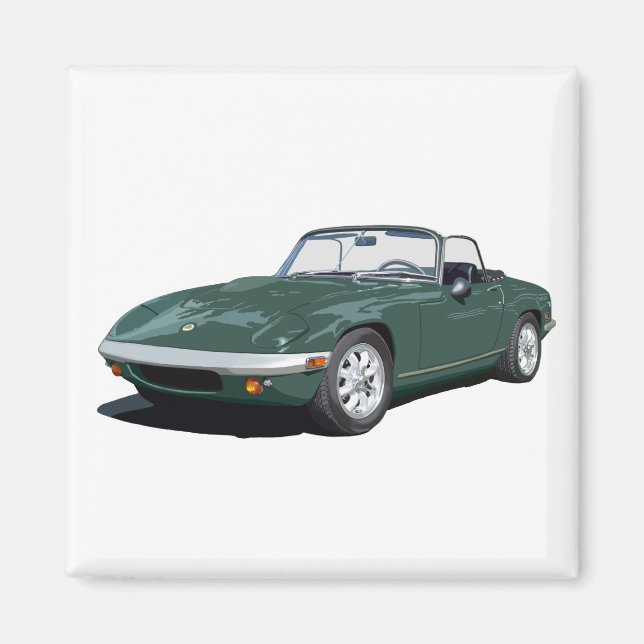 Grönt Elan S4 Magnet (Framsidan)