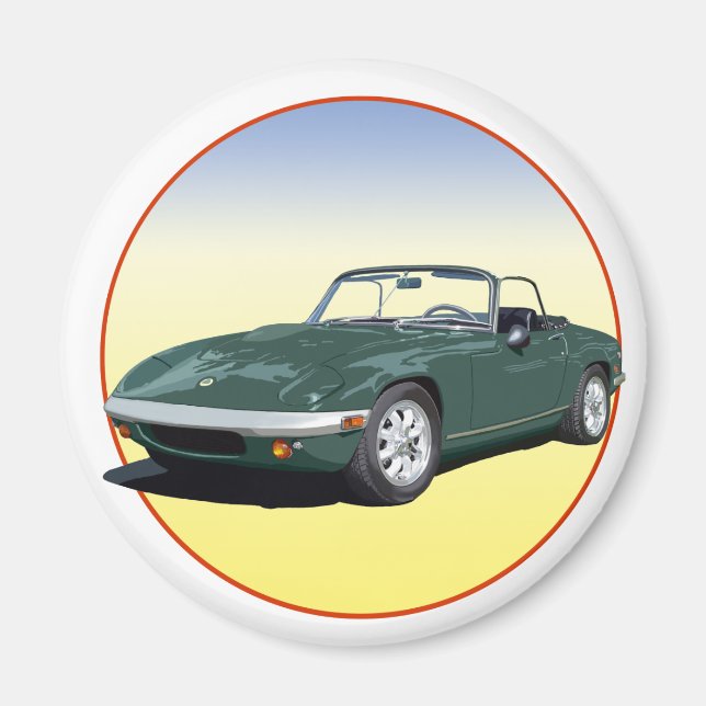 Grönt Elan S4 Magnet (Framsidan)