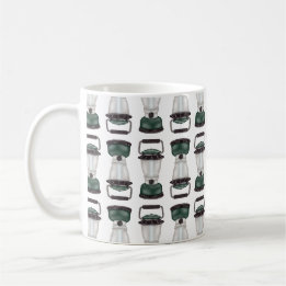 Grönt Electric Lanternor Coffee Mugg