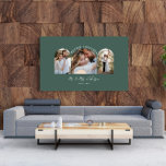 Grönt elegant Arch Multiphop bröllop presentdekode Fototryck<br><div class="desc">Ett par multifoto-bröllop-meddelanden och en presenthemdekanter poster utskrift. Modern grönt av giftig elegant.</div>