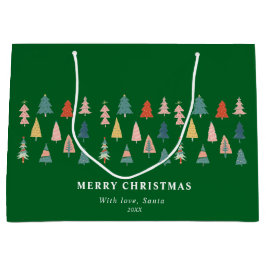 Grönt Elegant Modern uppsättning Julgranar