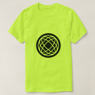 Grönt eller vit odlad Zon Logotyp T Shirt
