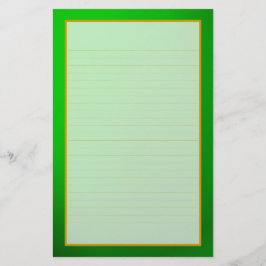 Grönt Emerald Bra Led Stationery Brevpapper