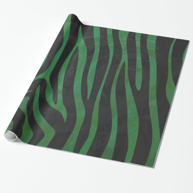grönt, emerald+grönt, kelly+grönt, zebröder,mönste presentpapper (Utrullad)