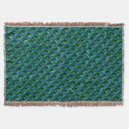 Grönt emerald och kurvor, under nickelgaller filt