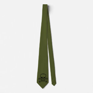 Grönt - Emo - Goth - Neck Tie Slips