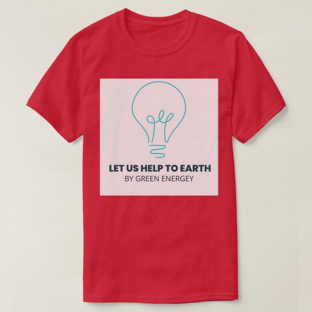 Grönt Energi T Shirt (Design framsida)