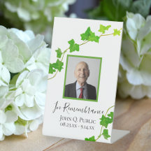 Grönt English Ivy Vine Funeral Memorial