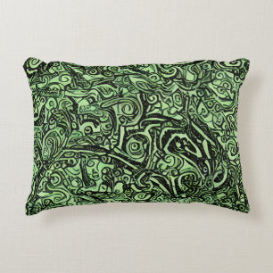 Grönt Enigma accent Pillow Prydnadskudde