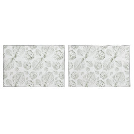 Grönt Enkel texturerad löv mönster Modern