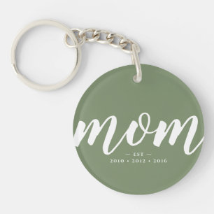 Grönt Enkel typografi Mamma EST. Foto