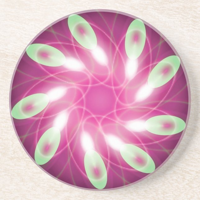 Grönt Escaping Lila Underlägg Sandsten (Framsidan)