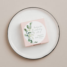 Grönt Eucalyptus Anpassningsbar Baby Shower Tack