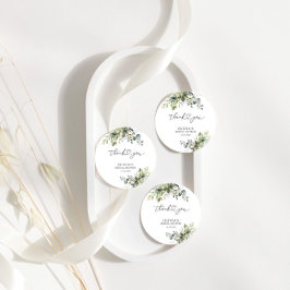 Grönt Eucalyptus Blommigt Möhippa Gift Märkre Gåvor Etiketter