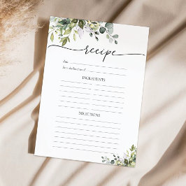 Grönt Eucalyptus Blommigt Rececipe Page