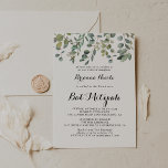 Grönt Eucalyptus Foliage Delight Bat mitzvah Inbjudningar<br><div class="desc">Denna grönt eucalyptus foliage delight bat mitzvah inbjudan är perfekt för en modern bat mitzvah. Utformningen har en botanisk vattenfärgsritad elegant som är eukalyptus och inspirerar till naturskönhet.</div>