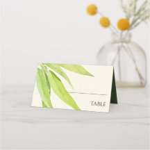 GRÖNT EUCALYPTUS LÖV WATERCOLOR FOLIAGE LÖV