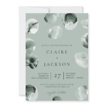 Grönt Eucalyptus Modern Bröllop