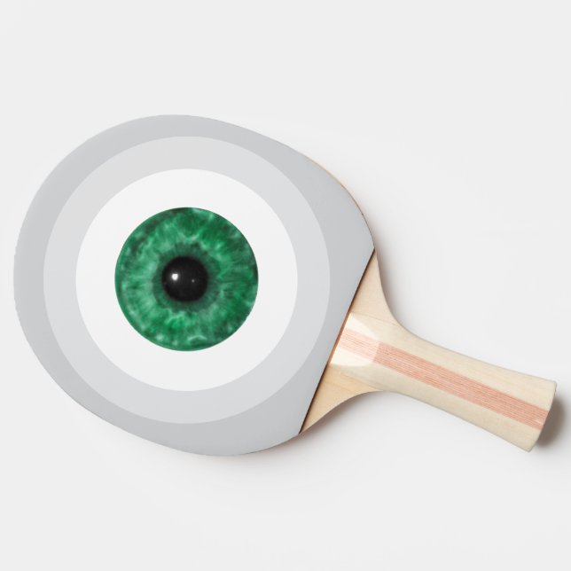 Grönt Eyeball Pingisracket (Sidan)